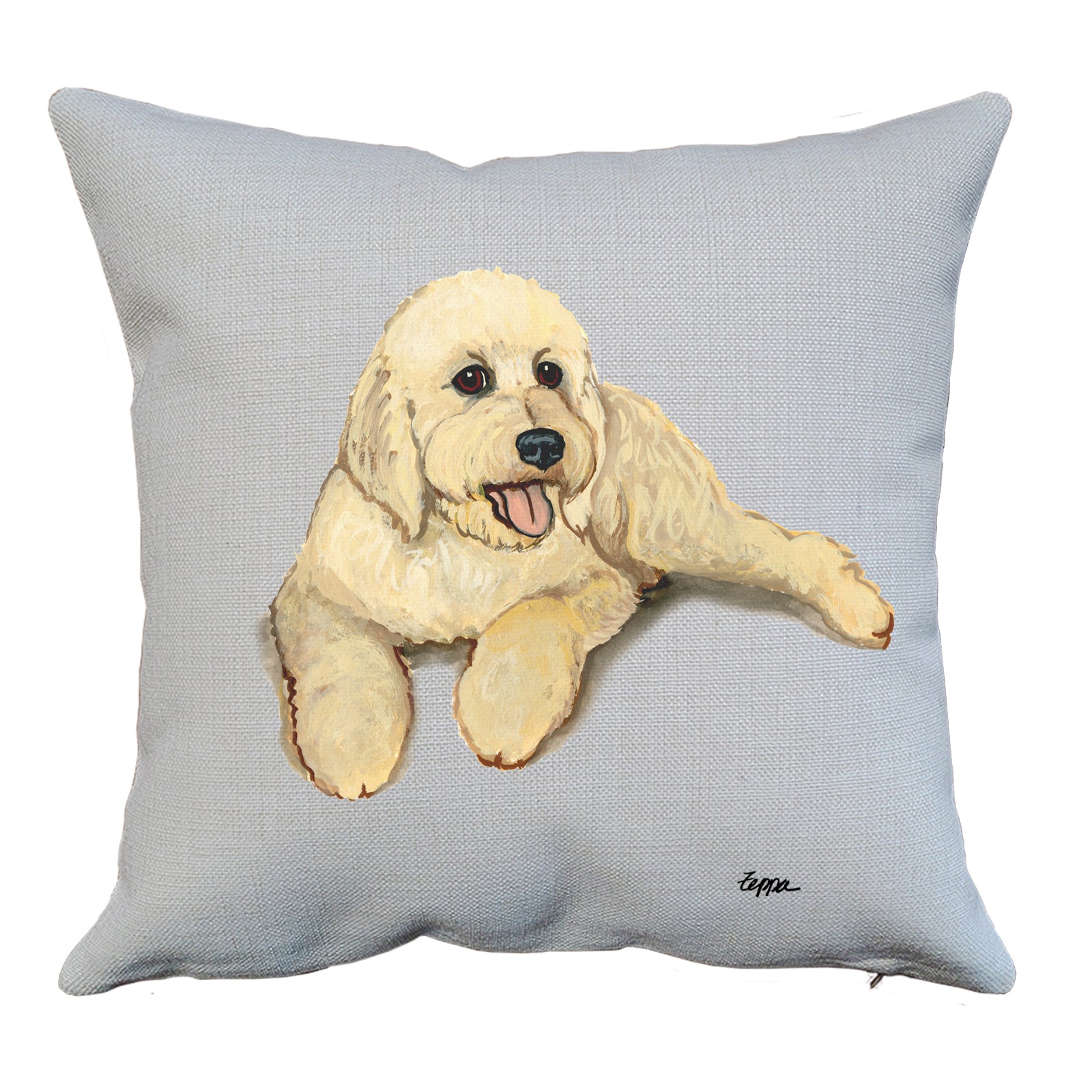 Golden Doodle Throw Pillow