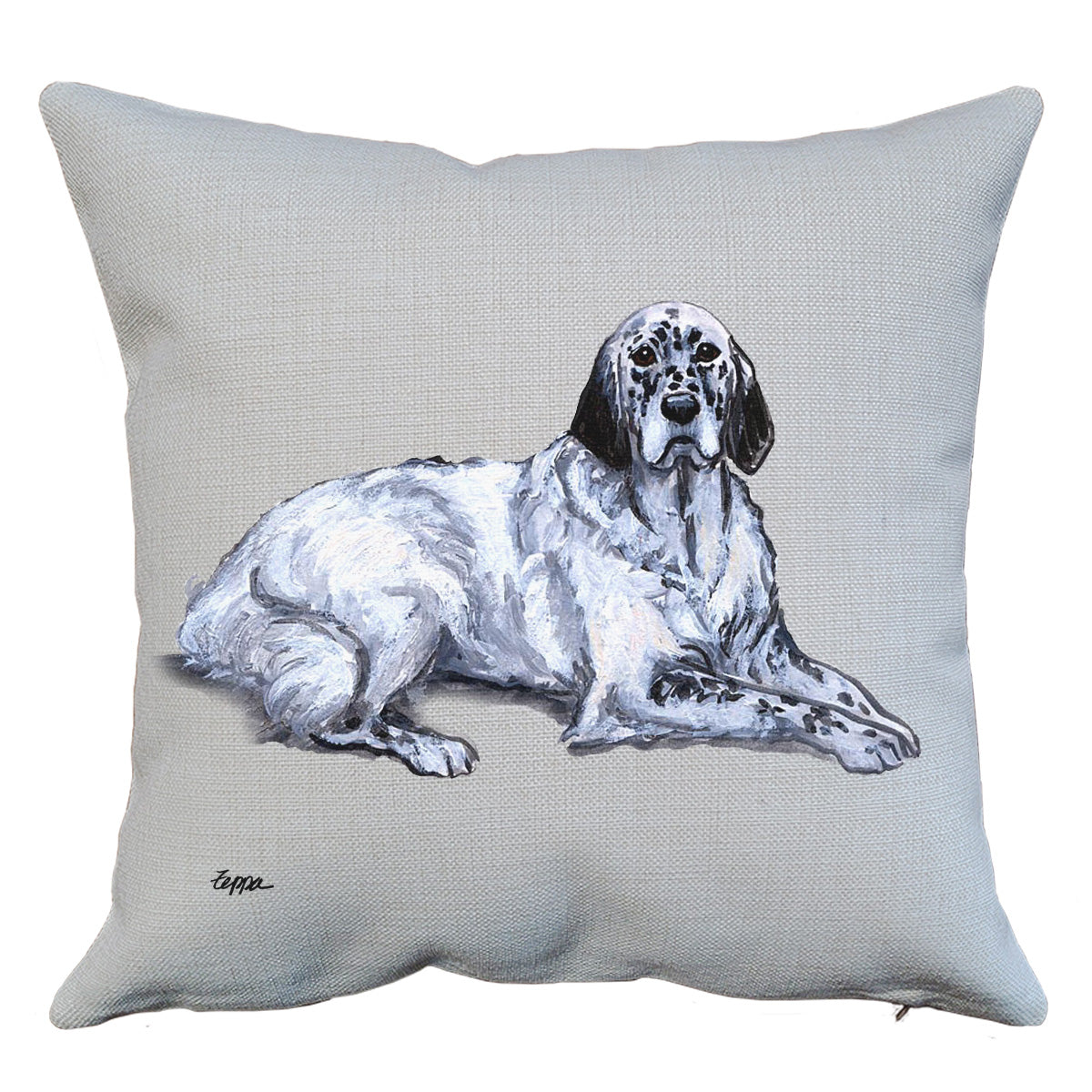 English Setter Throw Pillow