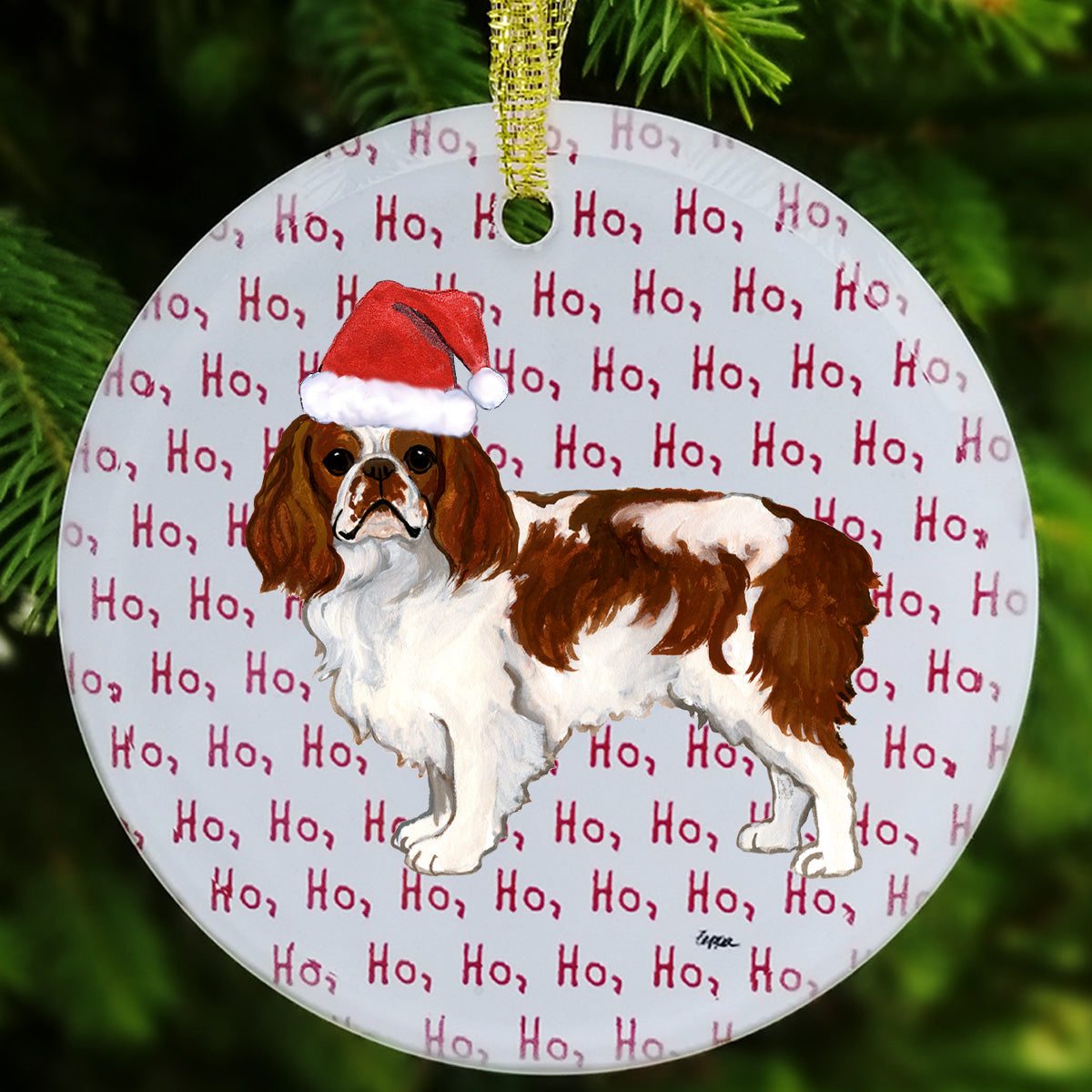 English Toy Spaniel Christmas Ornament