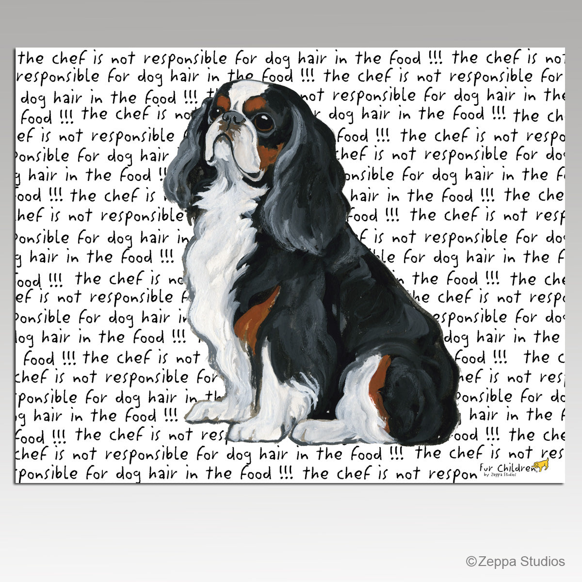 English Toy Spaniel Message Cutting Board