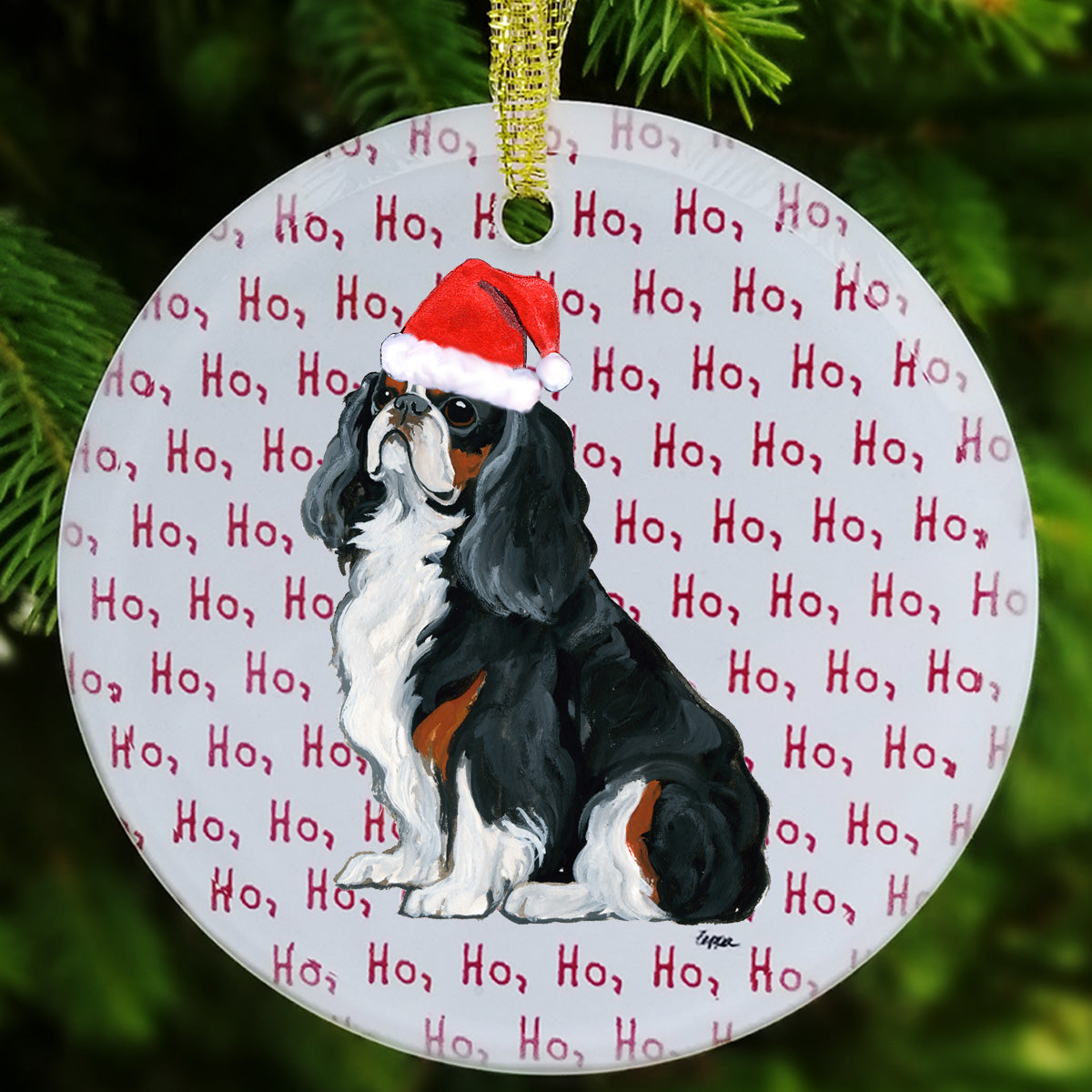 English Toy Spaniel Christmas Ornament
