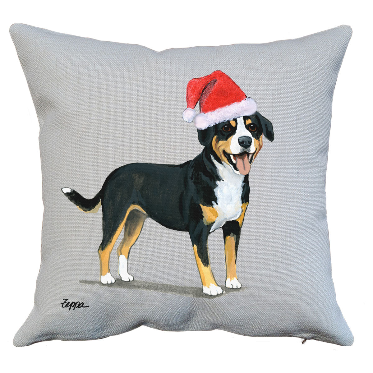 Entelbucher Mountain Dog Santa Pillow
