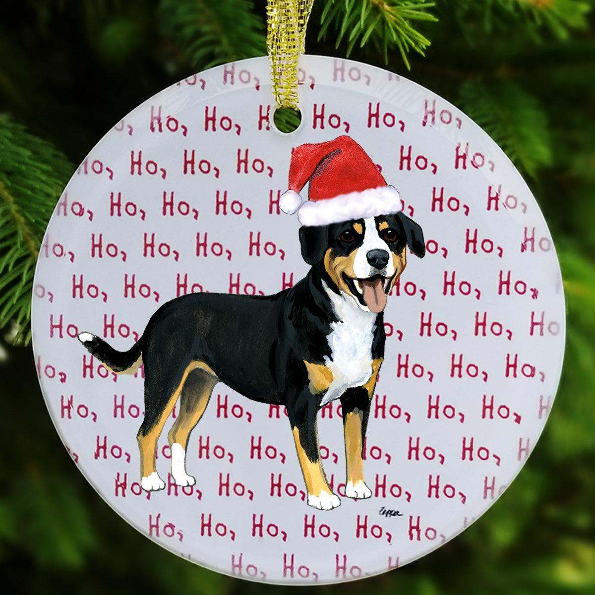 Entelbucher Mountain Dog Christmas Ornament