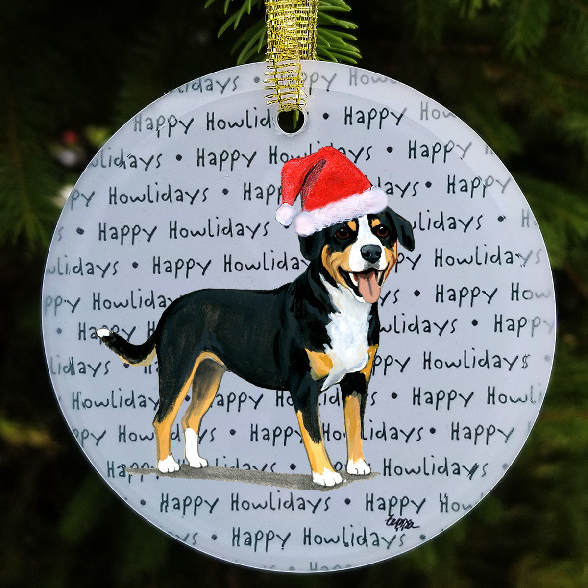 Entelbucher Mountain Dog Christmas Ornament