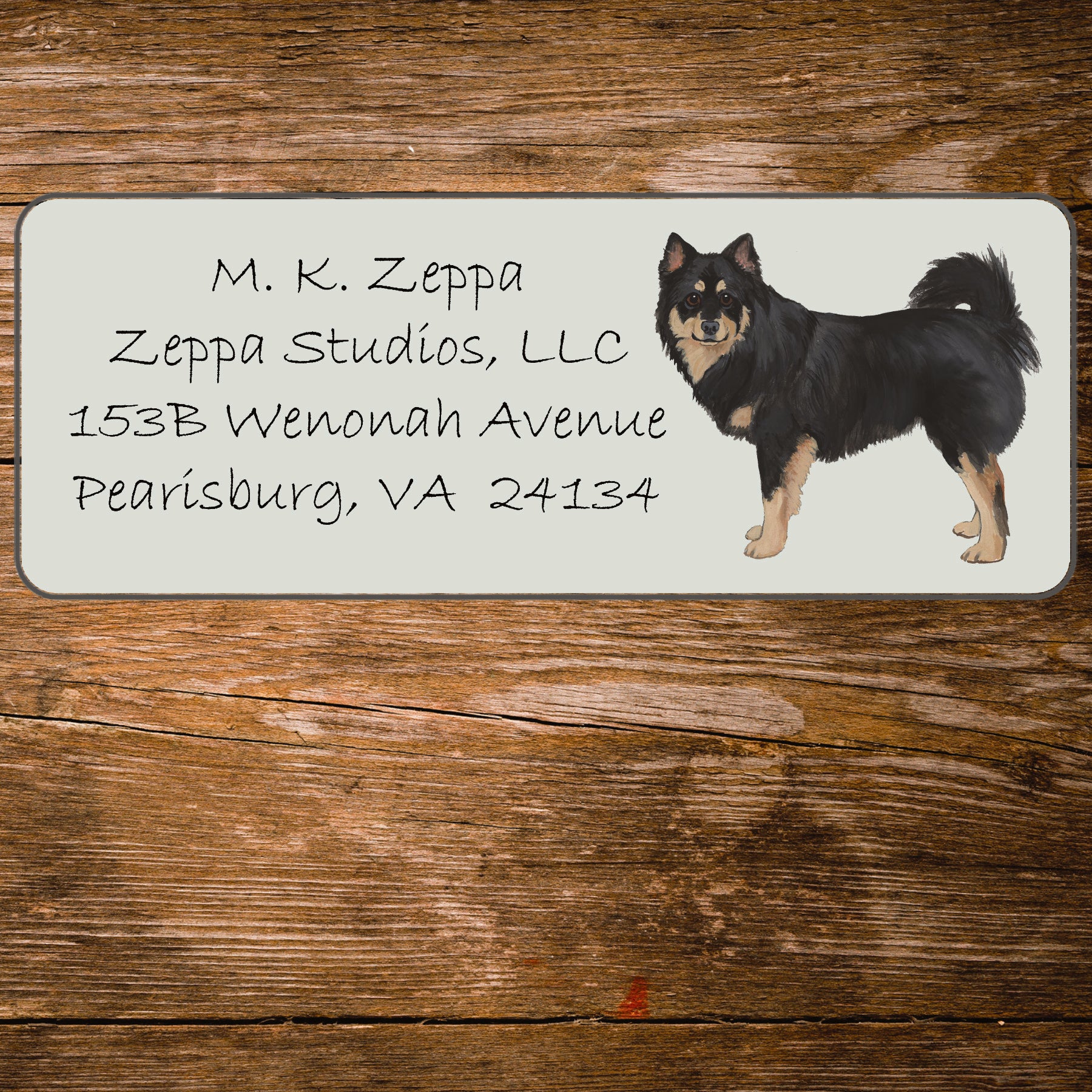 Finnish Lapphund Return Address Label