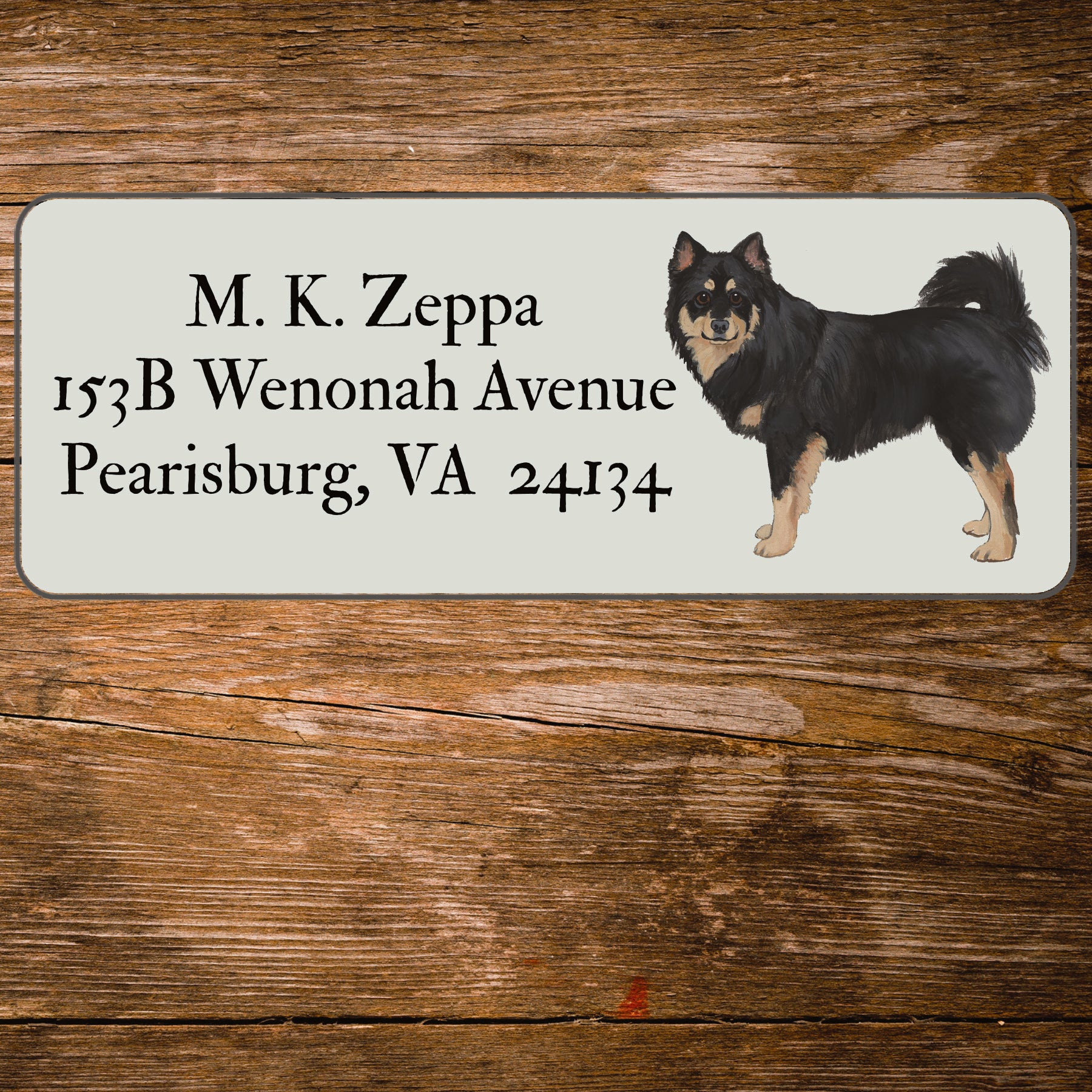 Finnish Lapphund Return Address Label