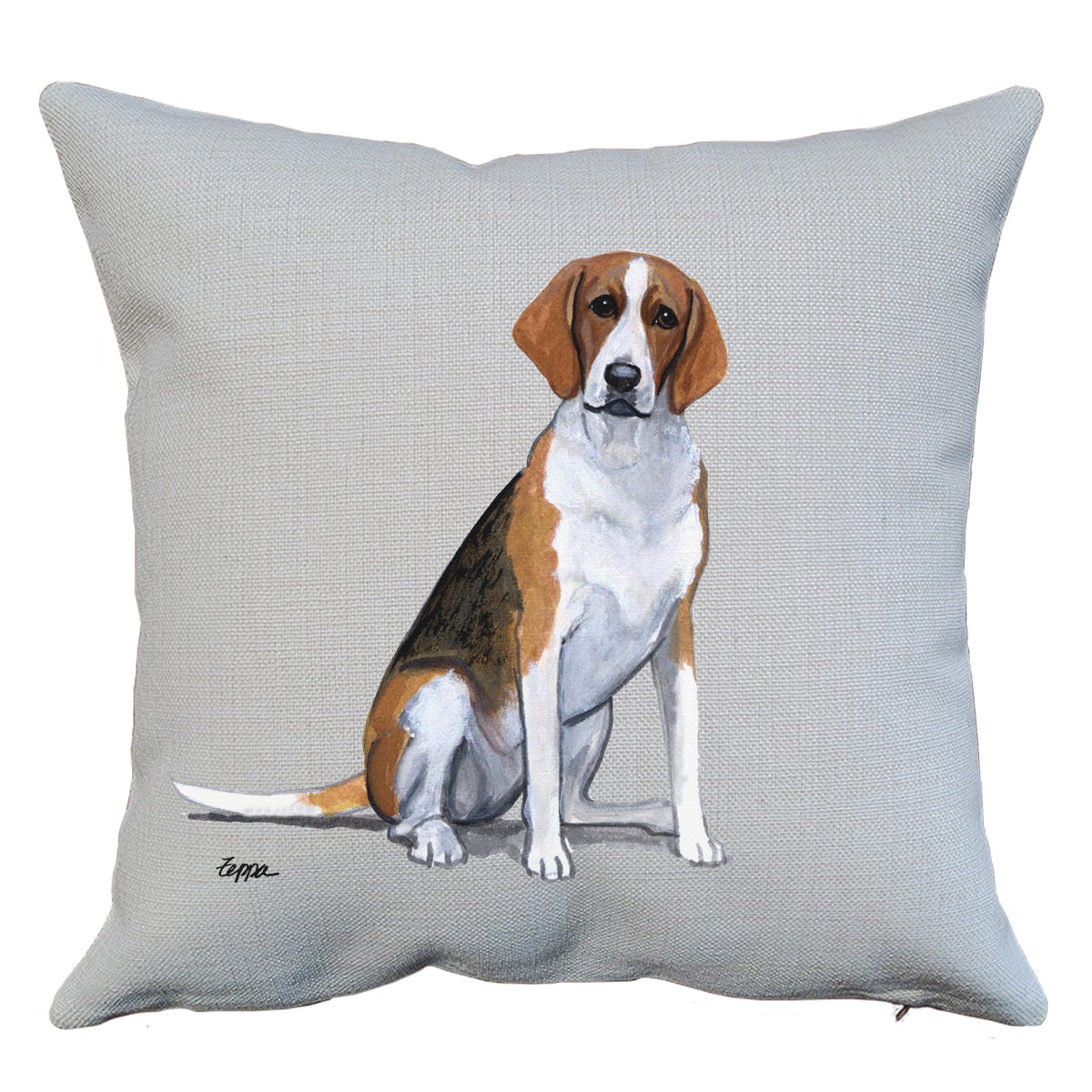 Foxhound Throw Pillow