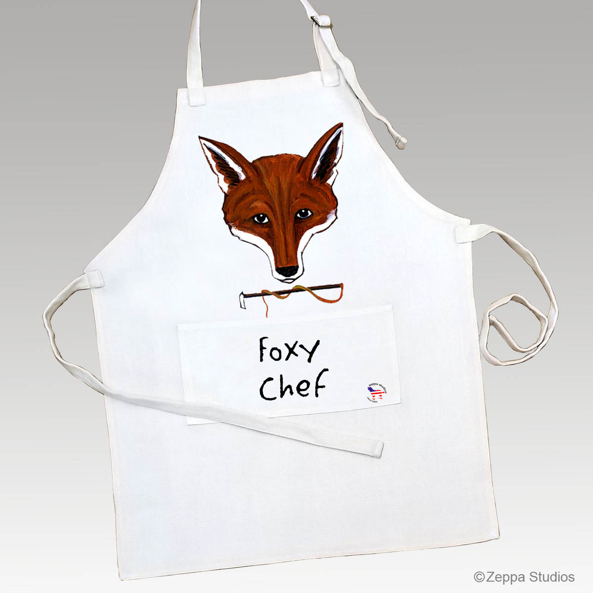 Fox Mask and Whip Apron Design