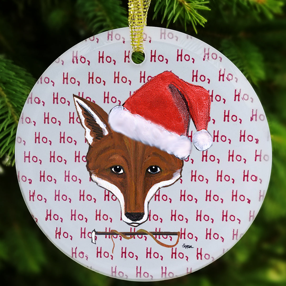 Fox Mask Ornament
