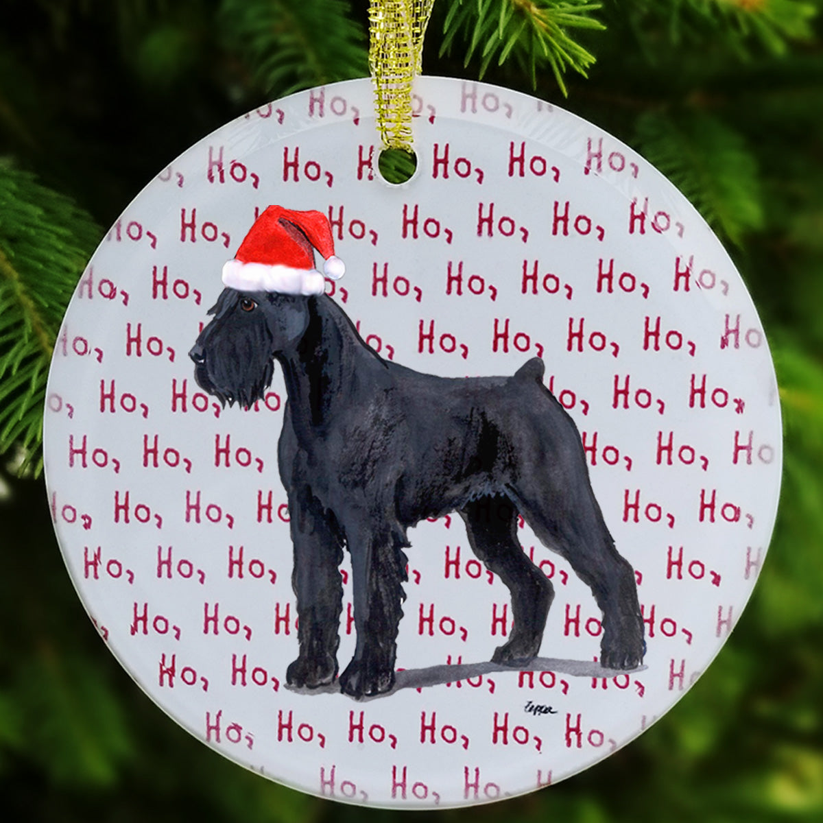 Giant Schnauzer Christmas Ornament