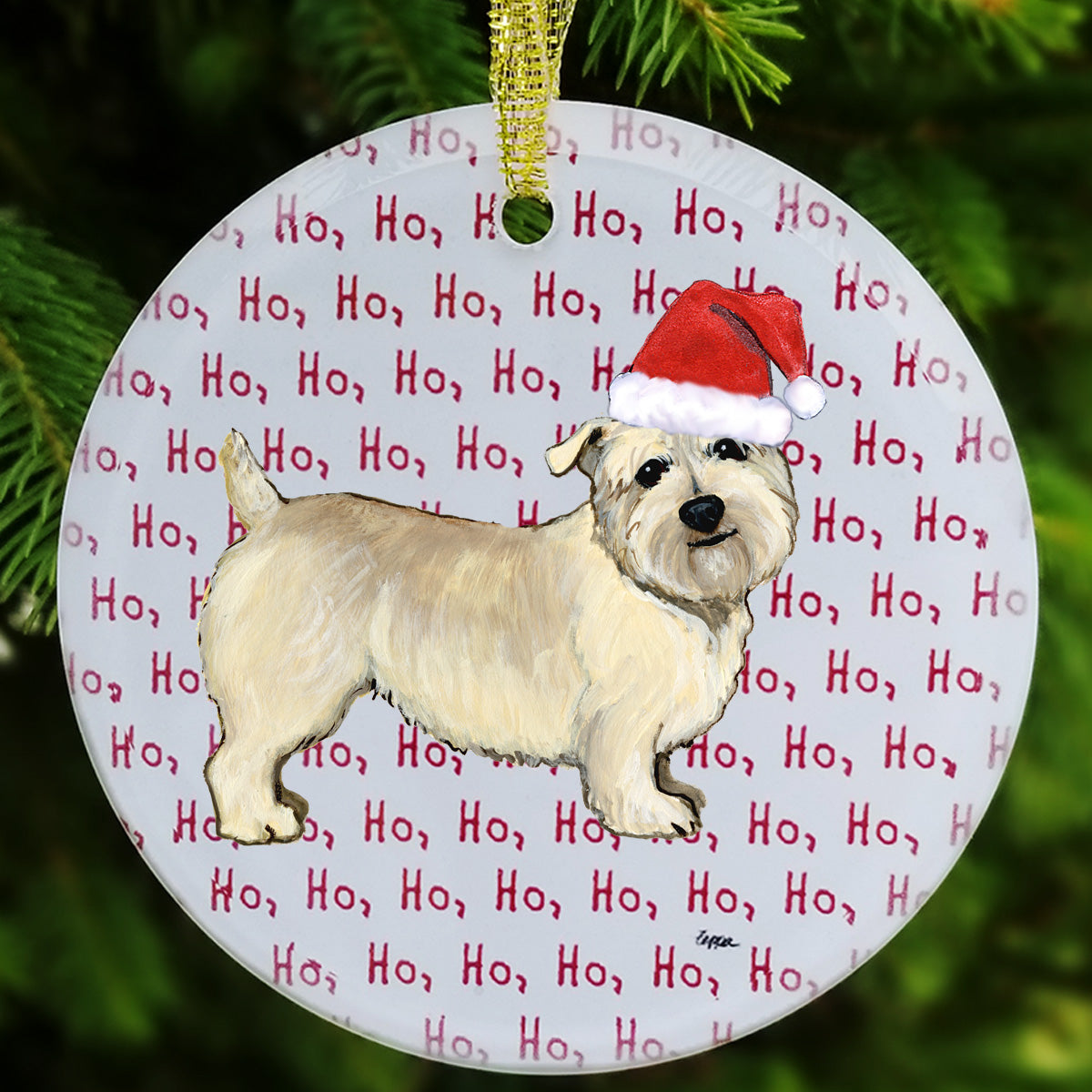 Glen of Imaal Terrier Christmas Ornament