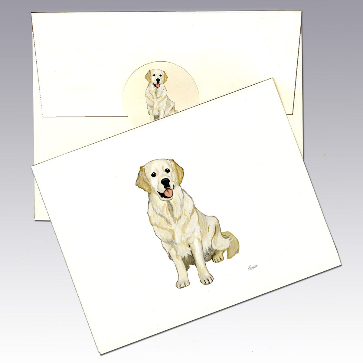 Golden Retriever Note Cards