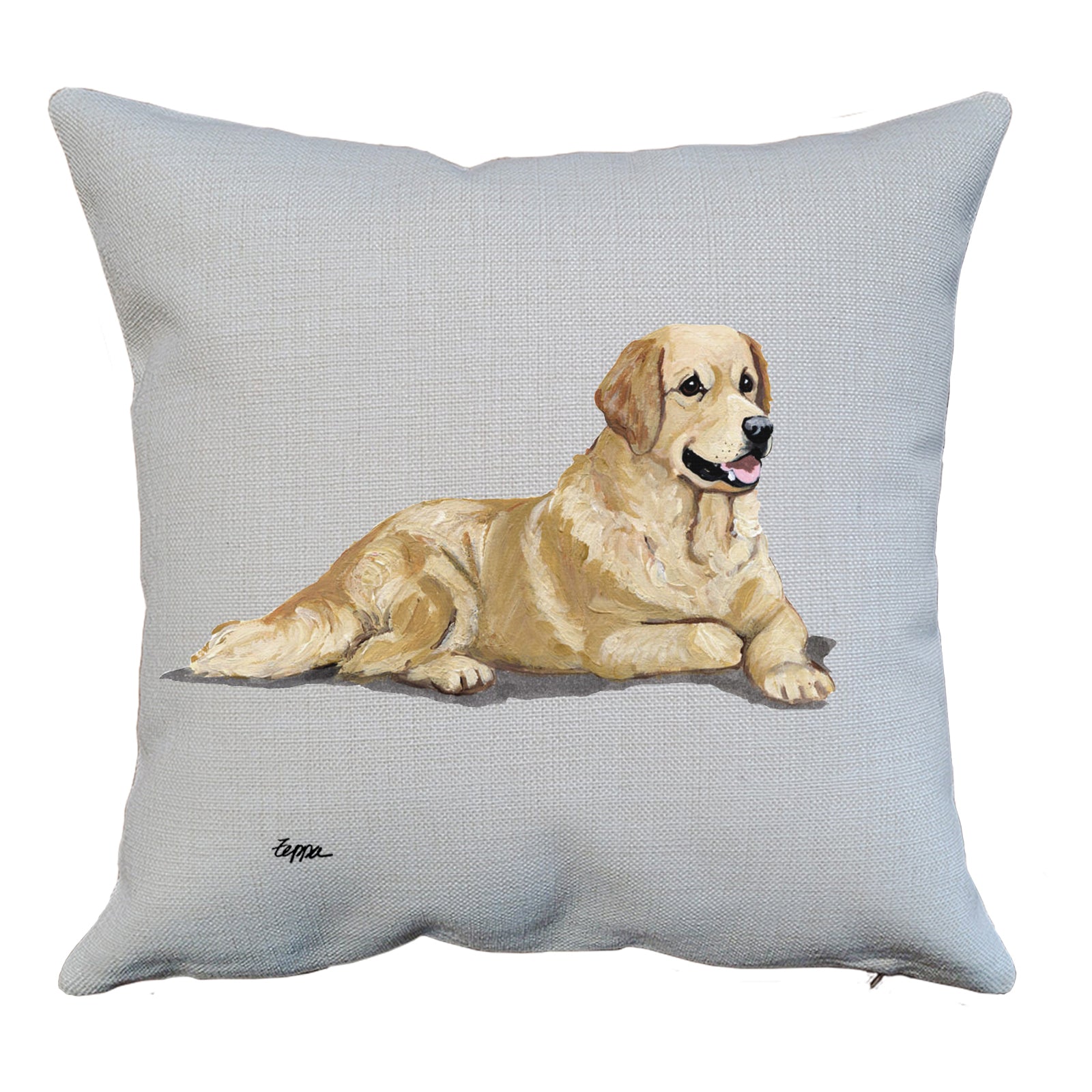 Golden Retriever Throw Pillow