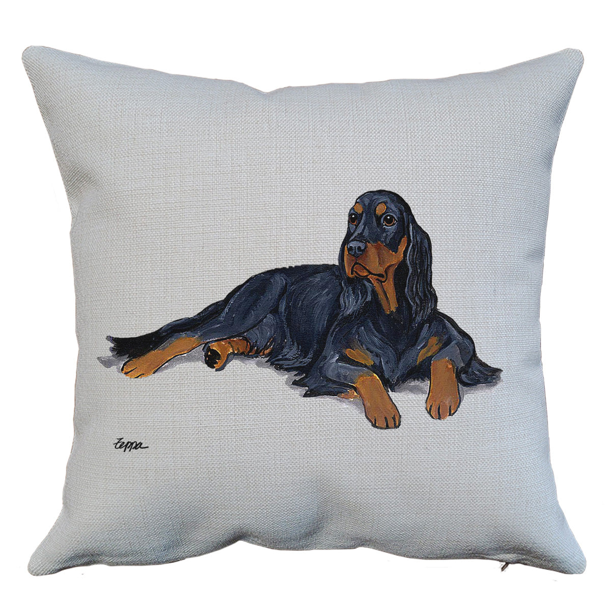 Gordon Setter Throw Pillow