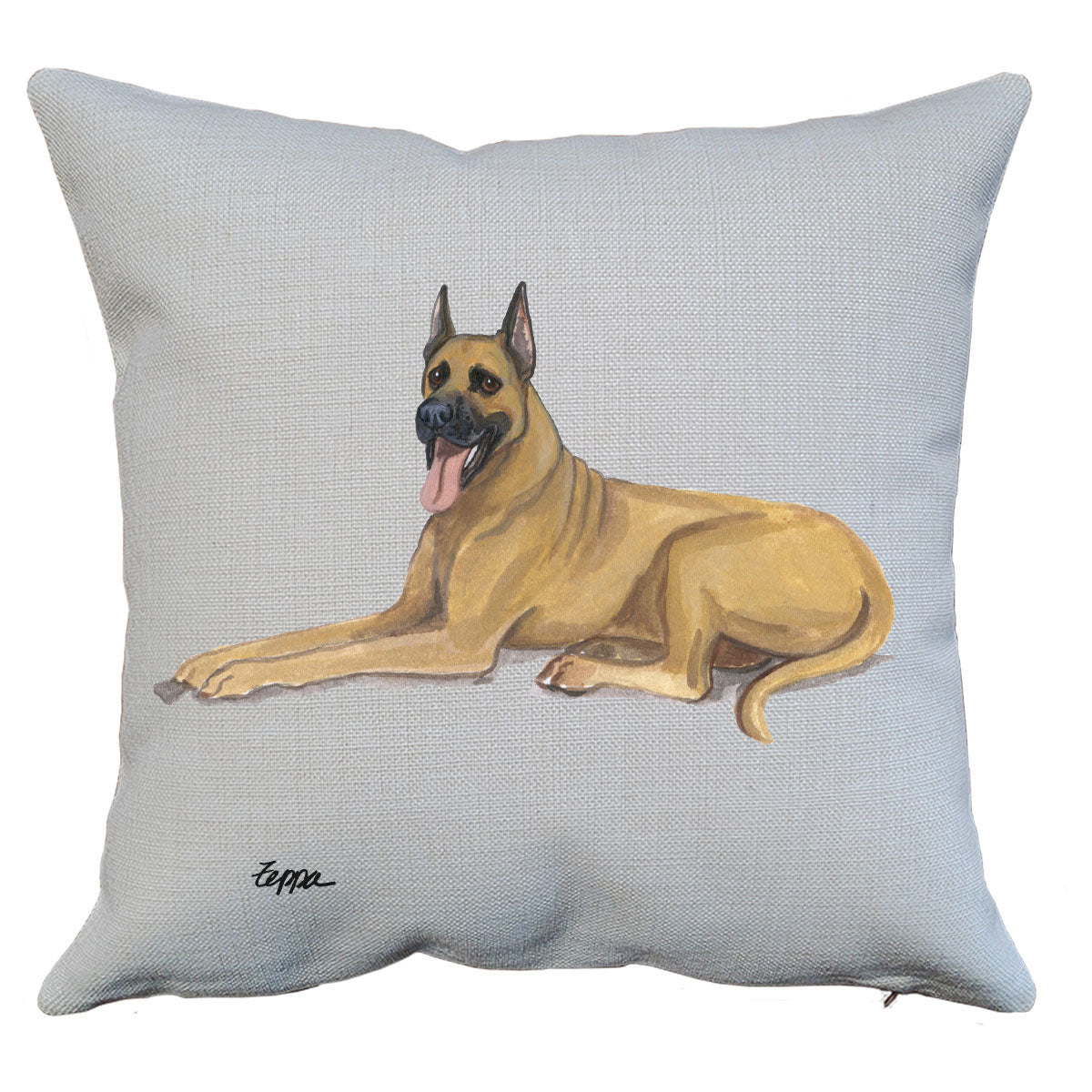 Great Dane Throw Pillow