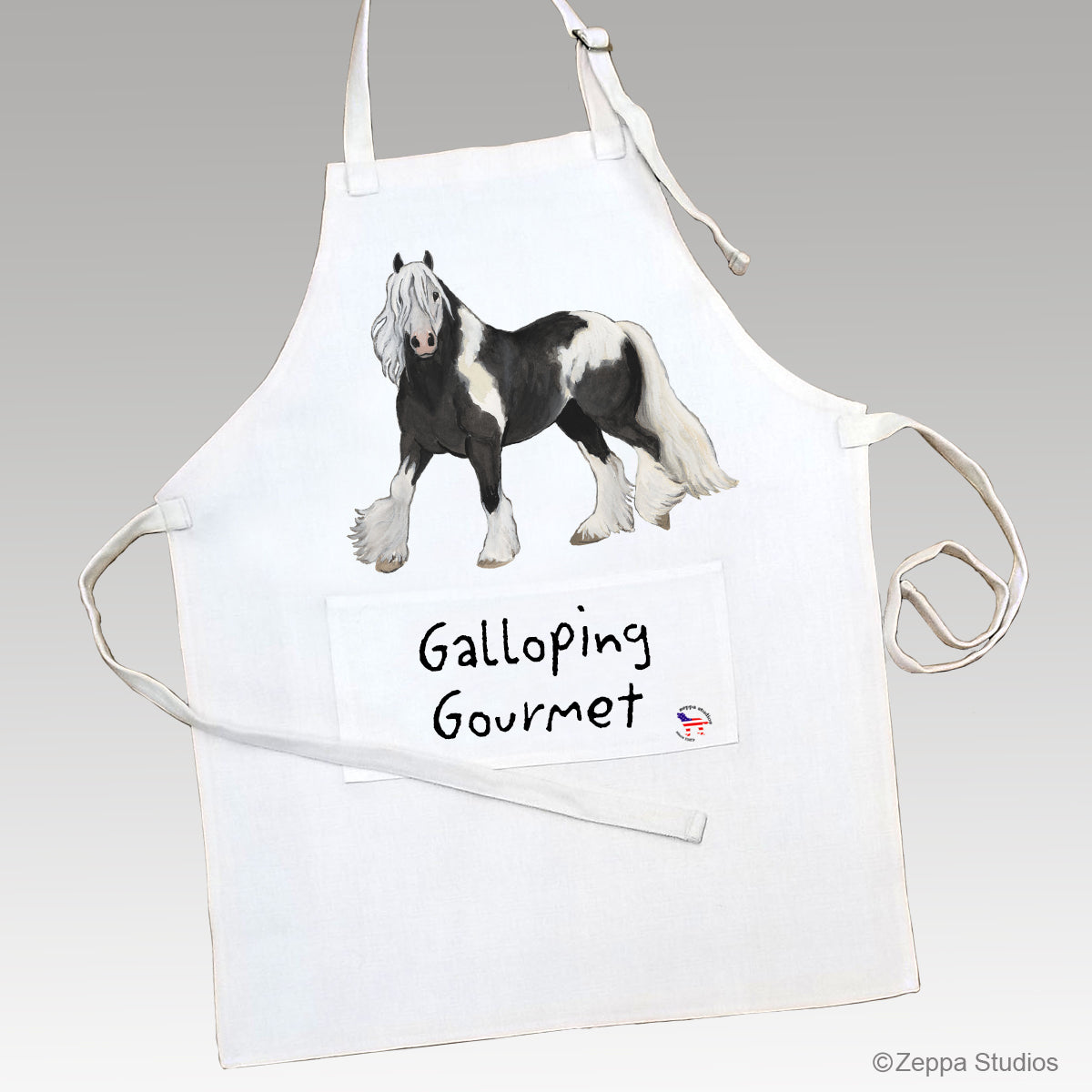 Gypsy Vanner Chef Apron