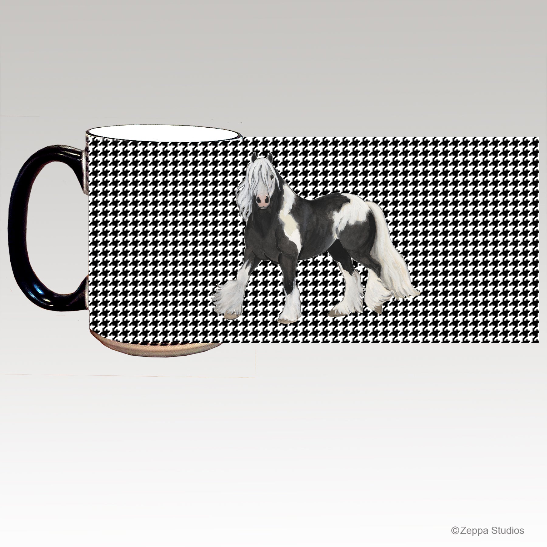 Gypsy Vanner Houndstooth Mug