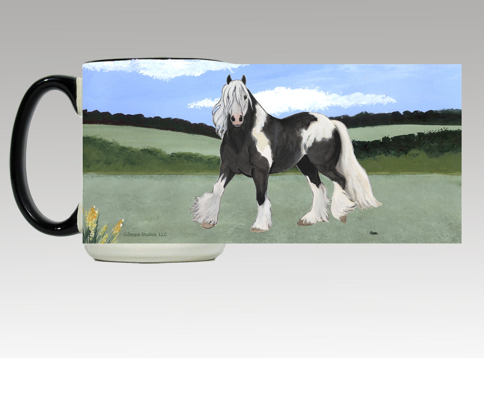Gypsy Vanner Scenic Mug