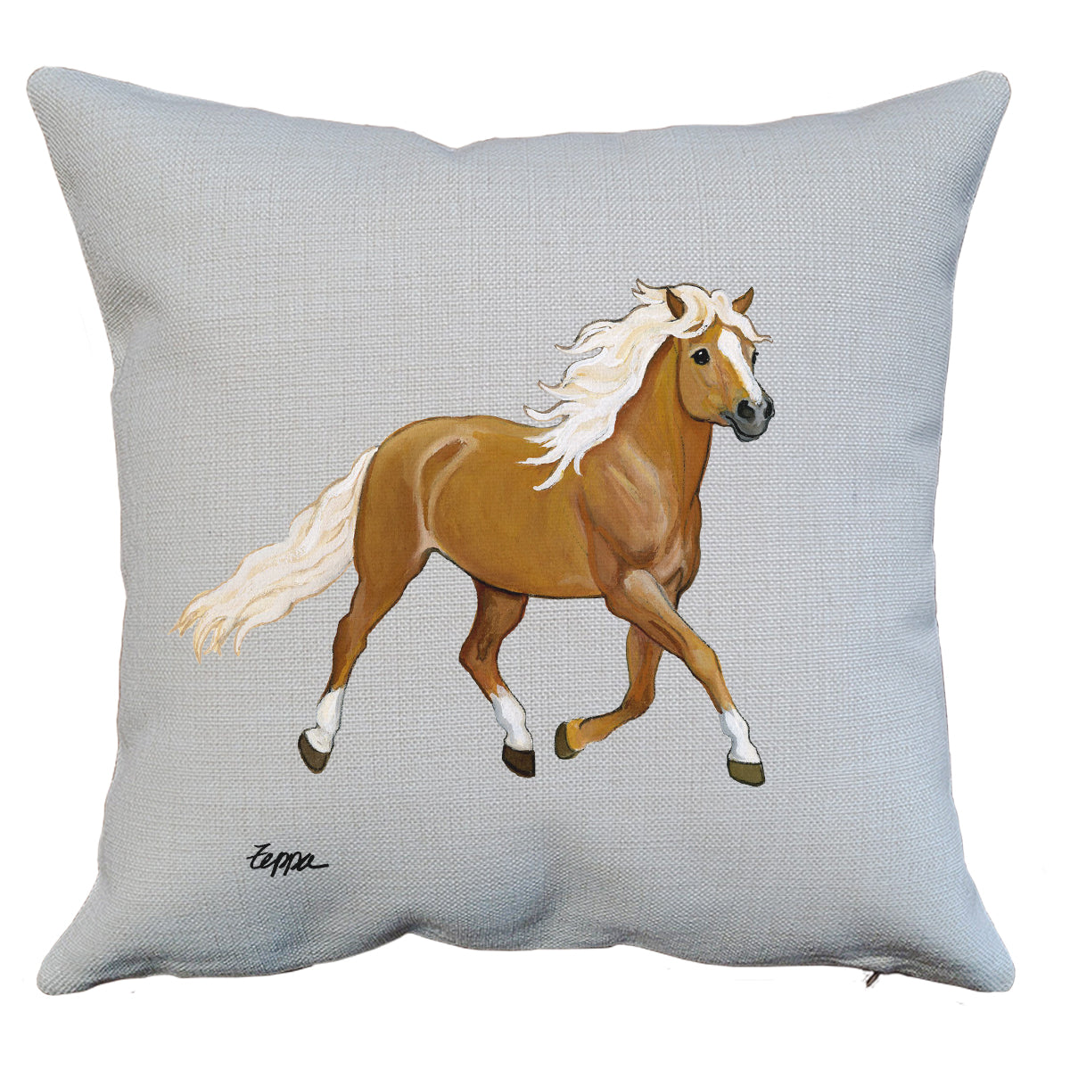 Haflinger Horse Throw Pillow