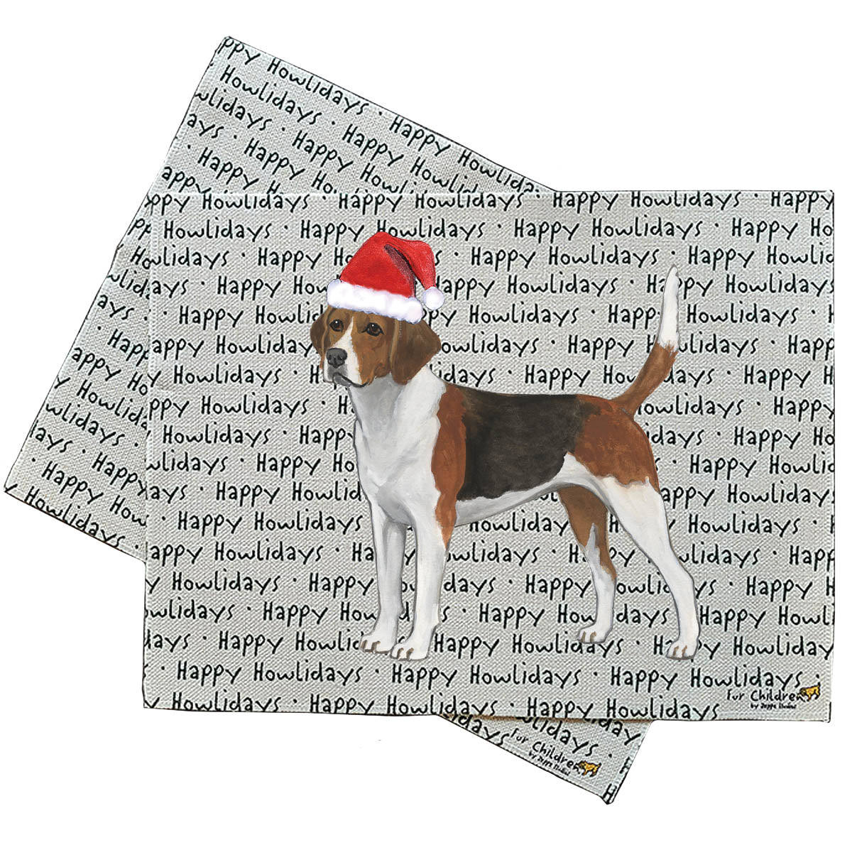 Harrier Happy Howlidays Placemats