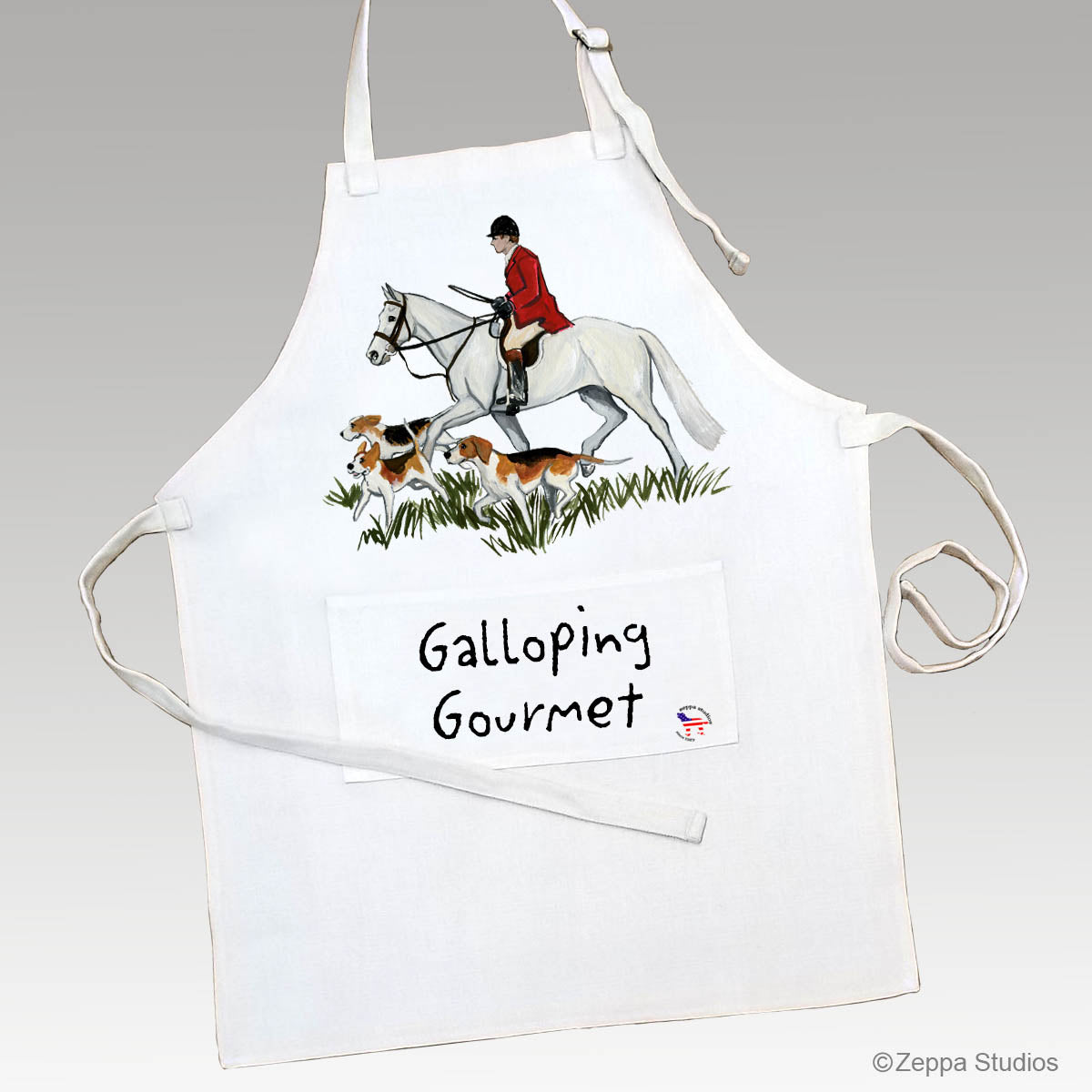 Fox Hunting Apron Design