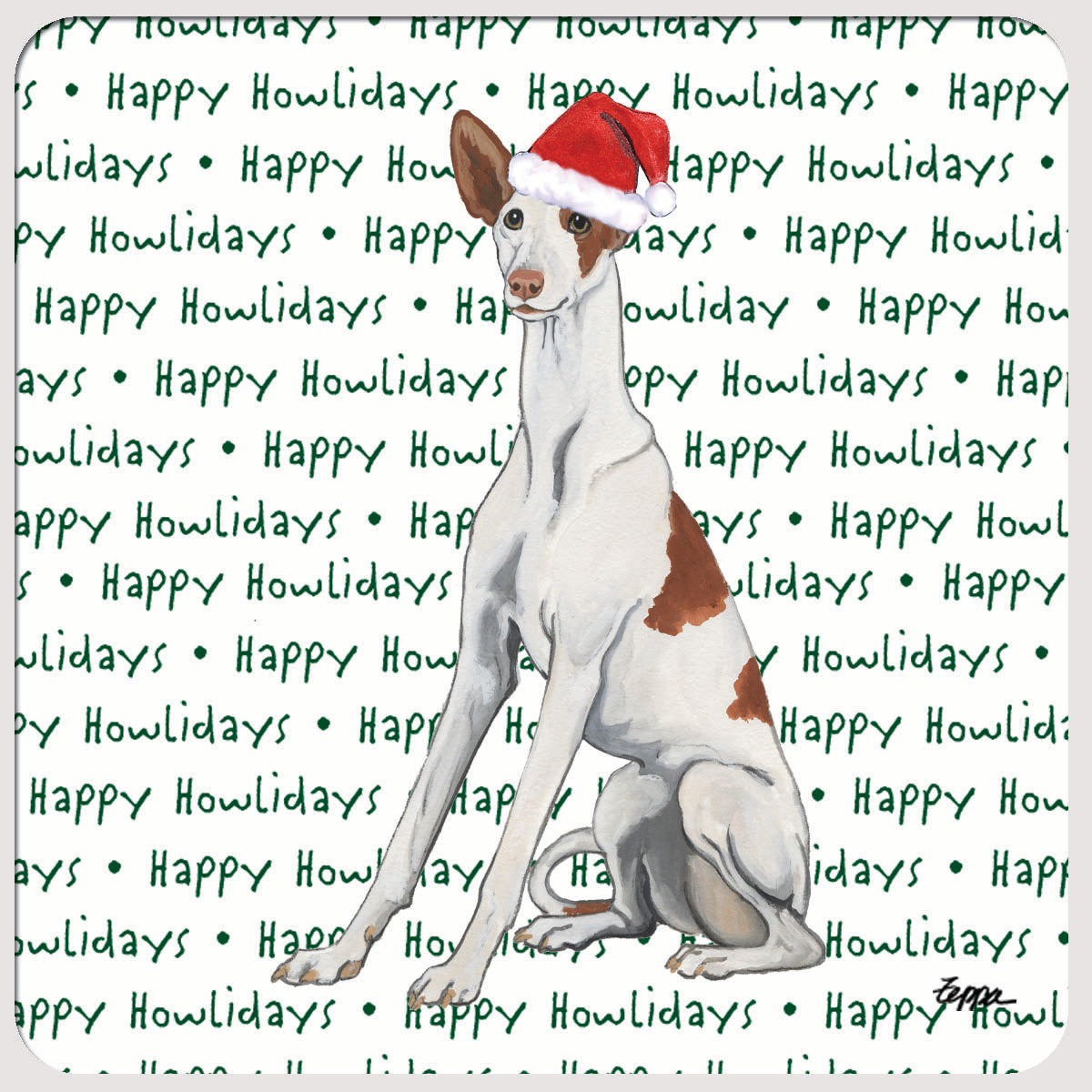 Ibizan Hound Howliday Coasters