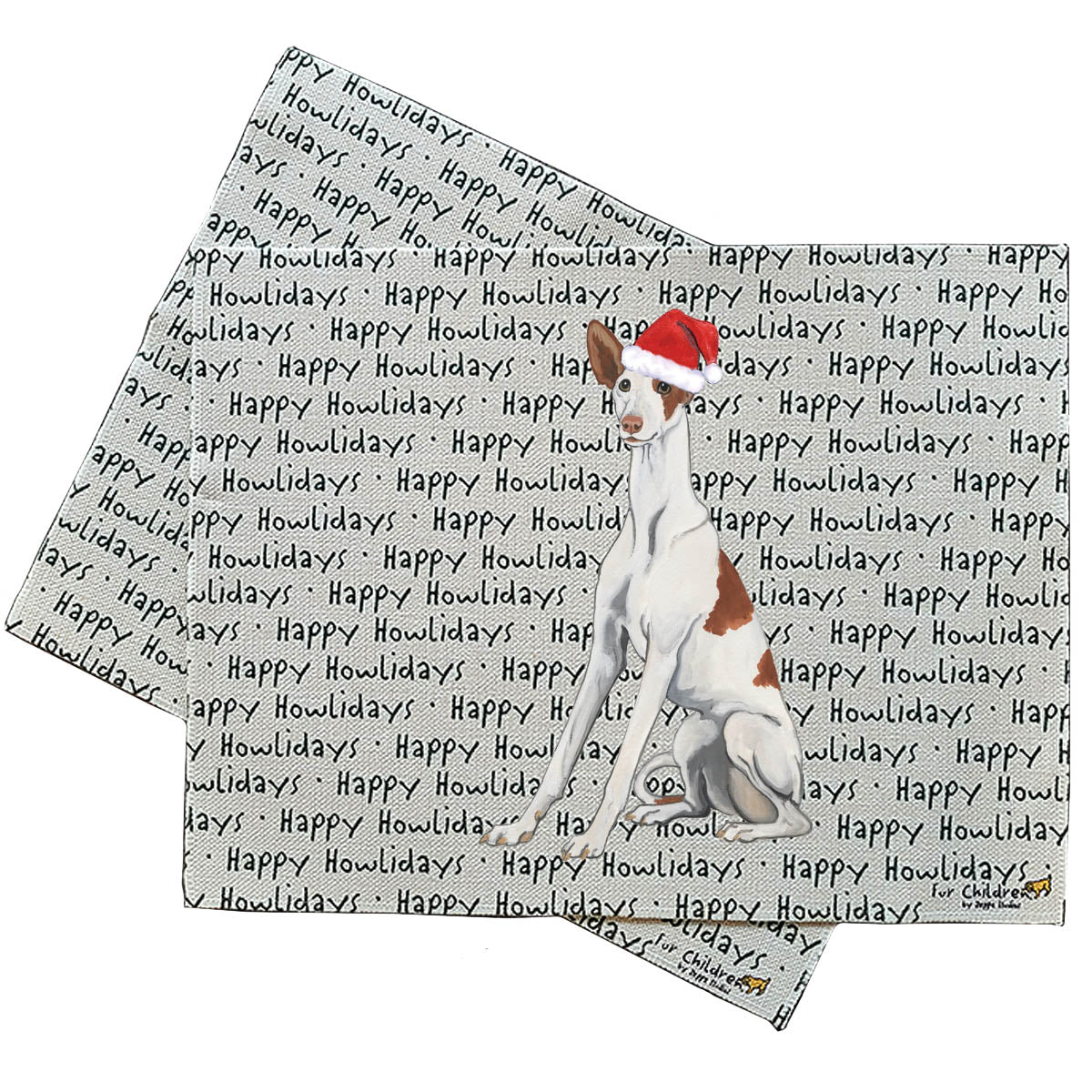 Ibizan Hound Howliday Placemats