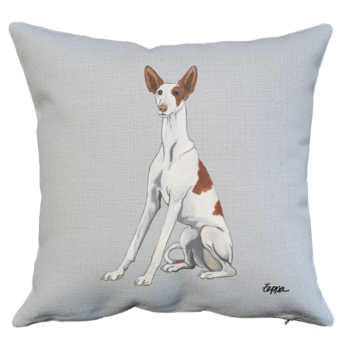 Ibizan Hound throw pillow