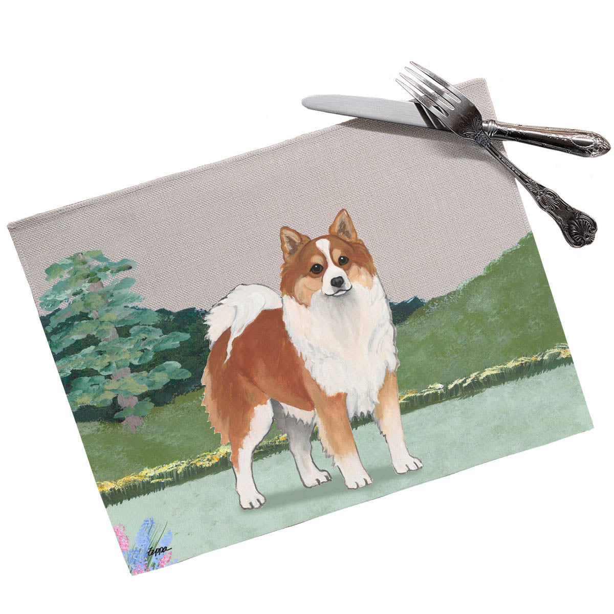Icelandic Sheepdog Scenic Placemat