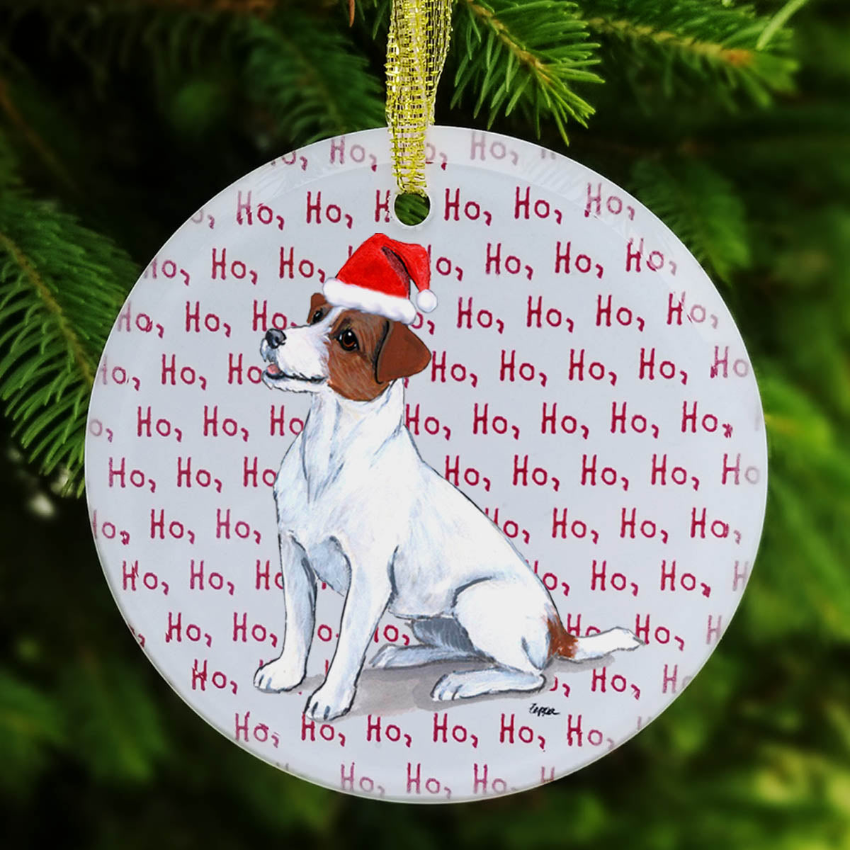Jack Russell Terrier Christmas Ornaments