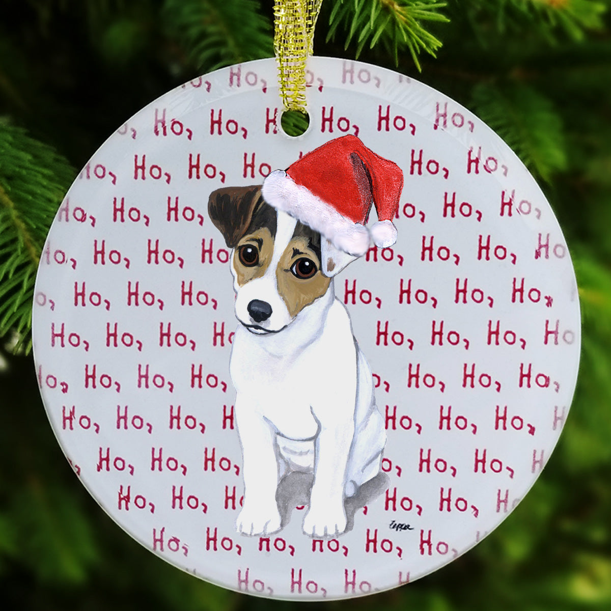 Jack Russell Terrier Christmas Ornaments