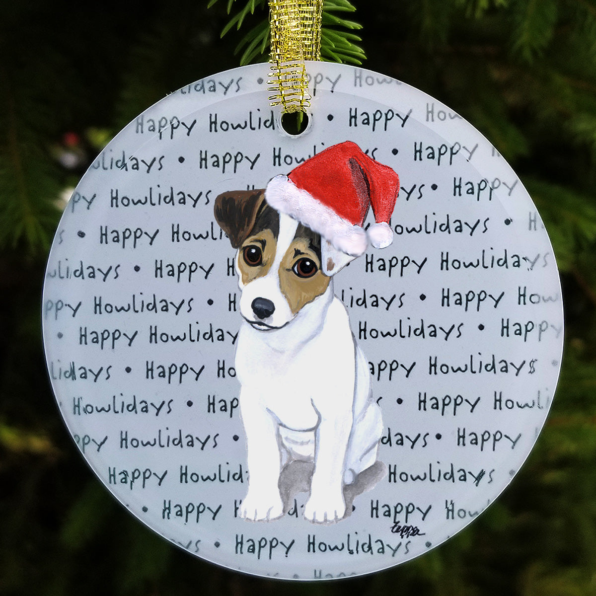 Jack Russell Terrier Christmas Ornaments