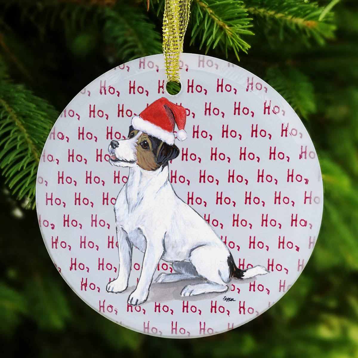 Jack Russell Terrier Christmas Ornaments