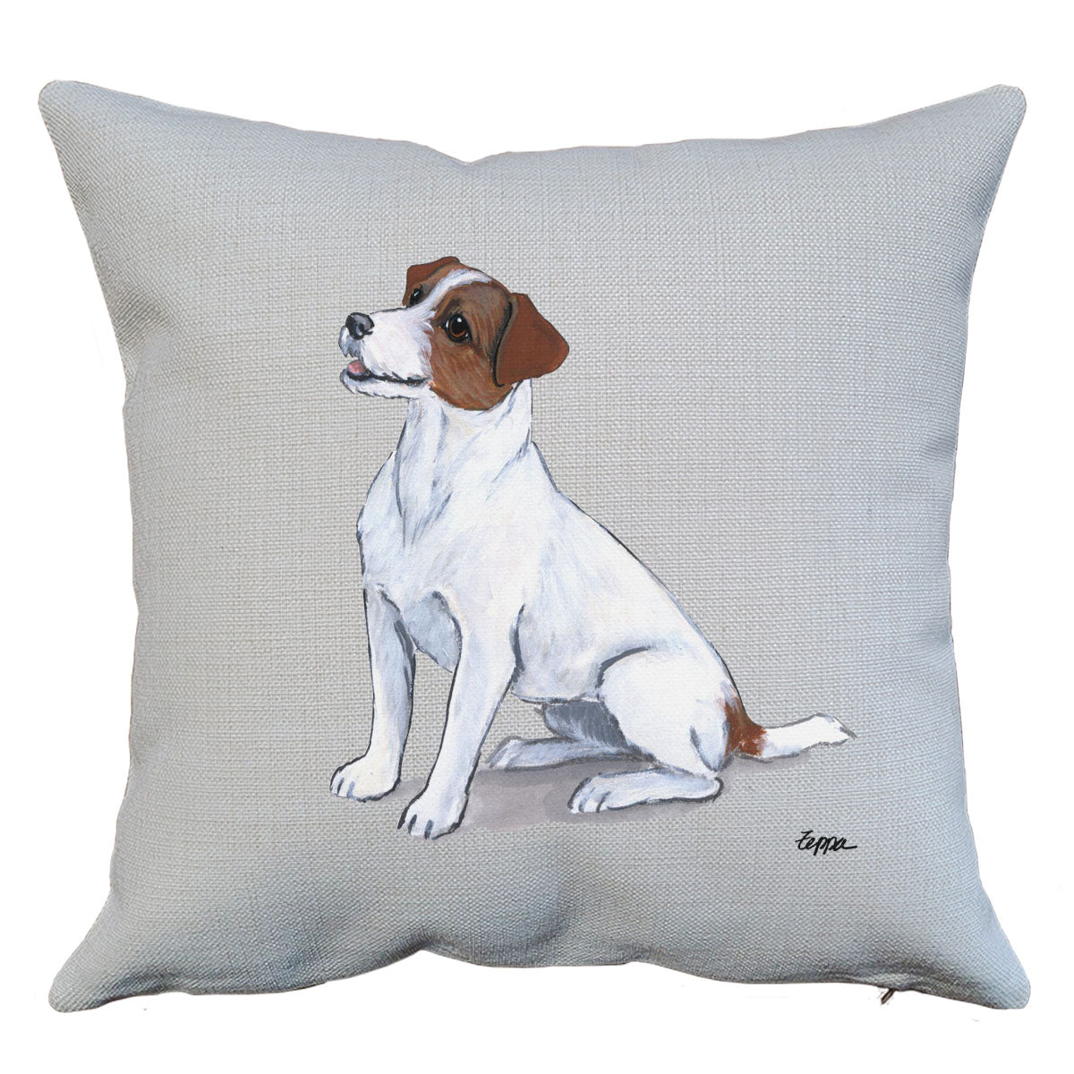 Russel Terrier Throw Pillow