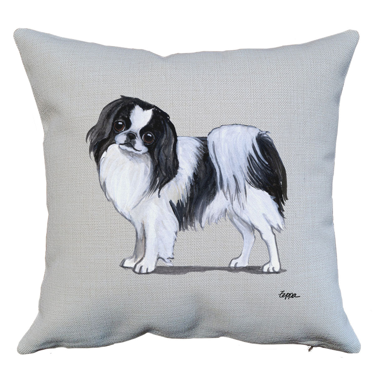 Japanese Chin Throw Pillow