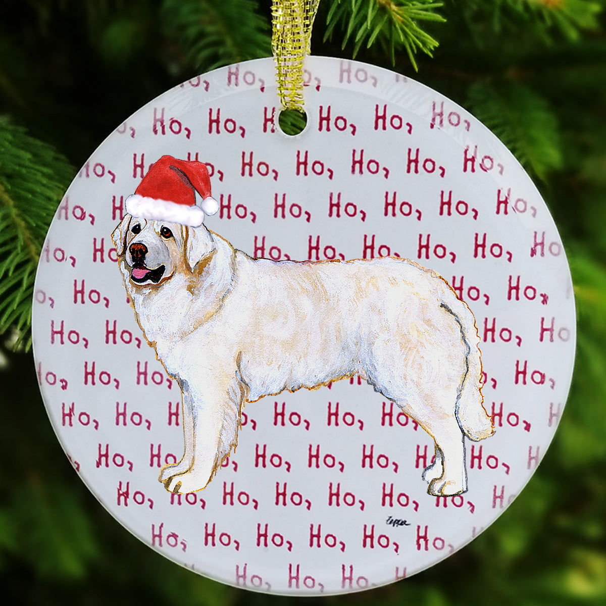 Kuvasz Christmas Ornaments