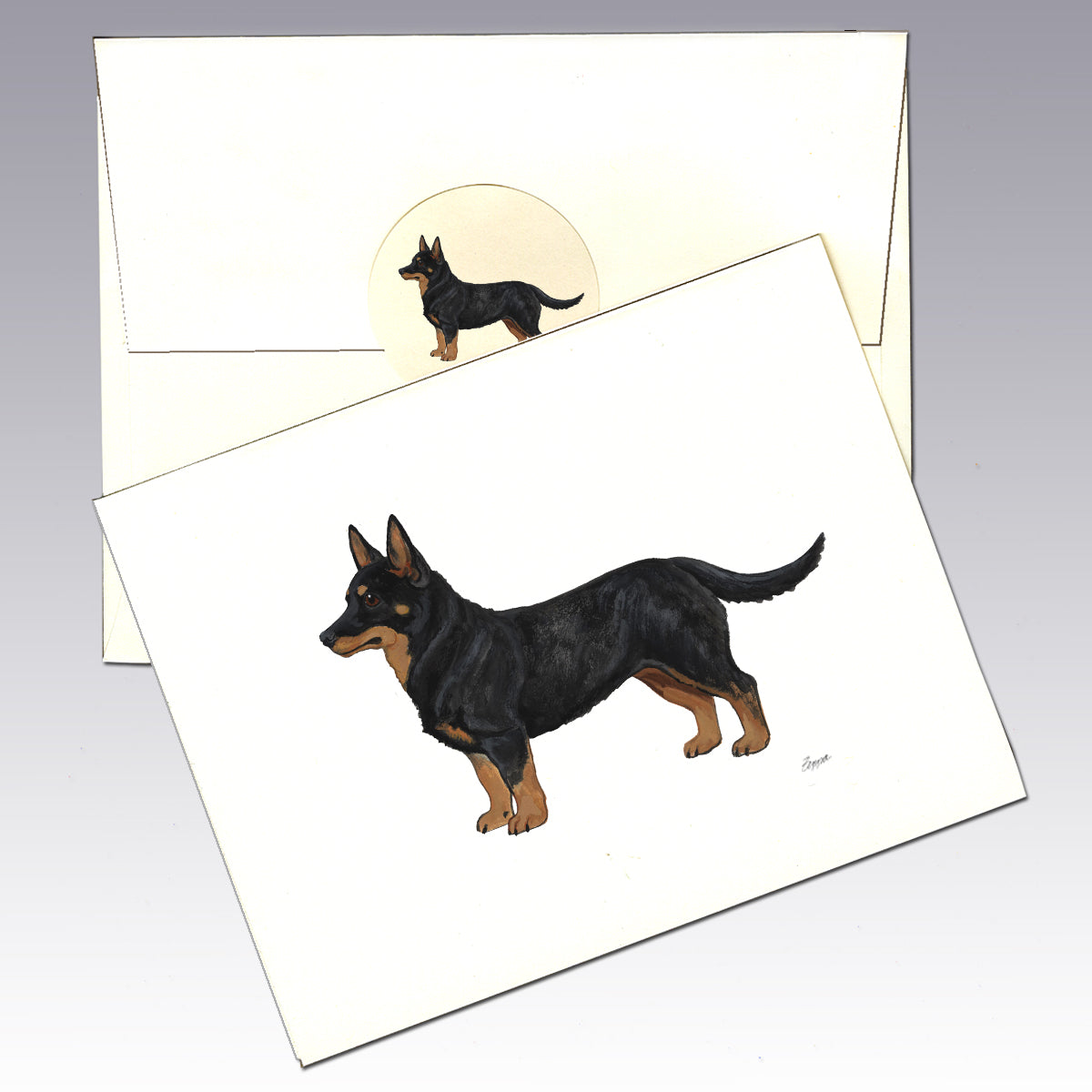 Lancashire Heeler Note Cards