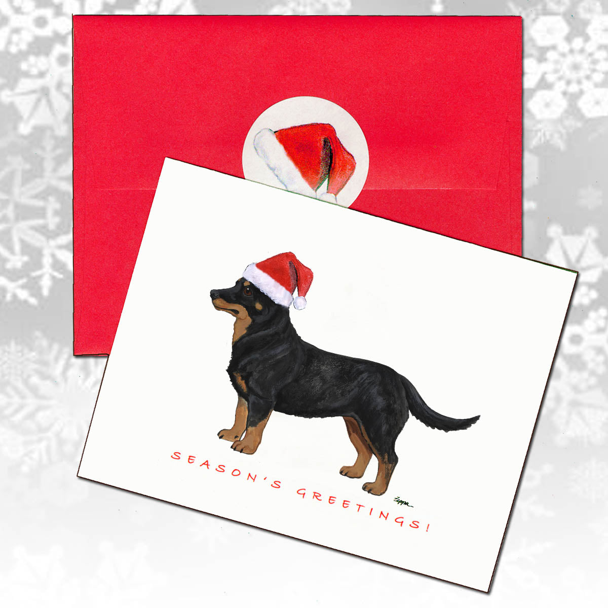 Lancashire Heeler Christmas Cards