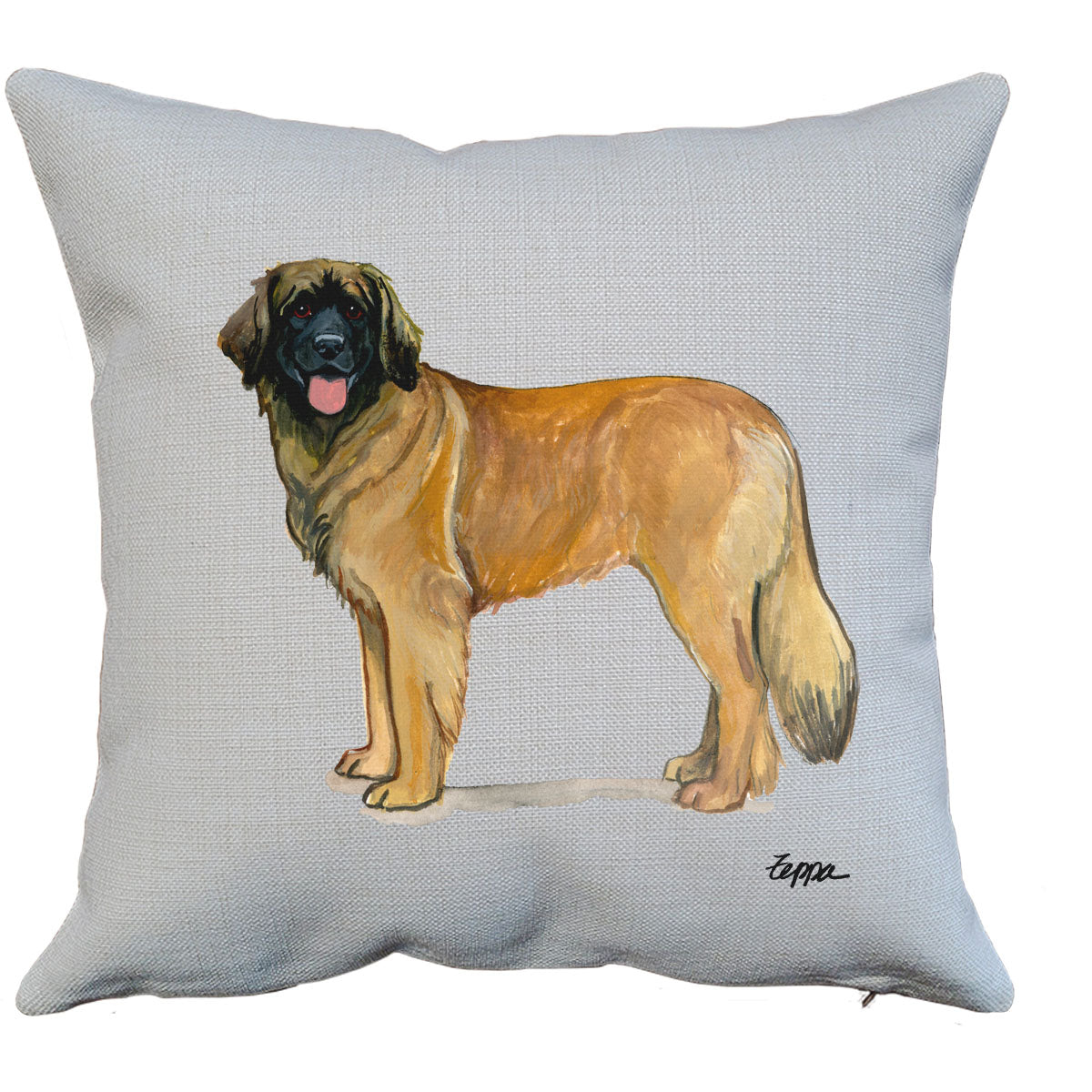 Leonberger Throw Pillow