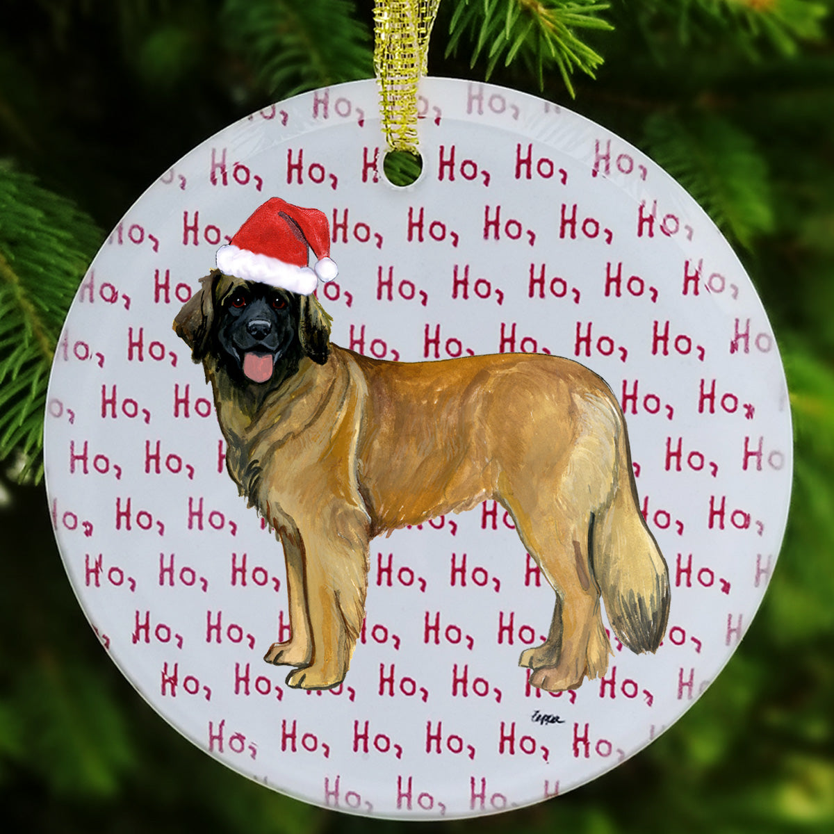 Leonberger Christmas Ornaments