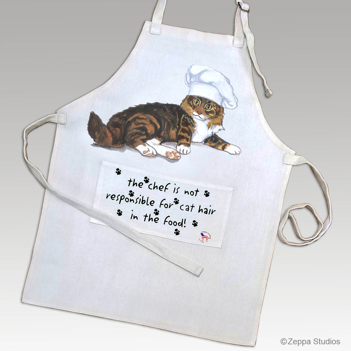 Maine Coon Cat Apron Design