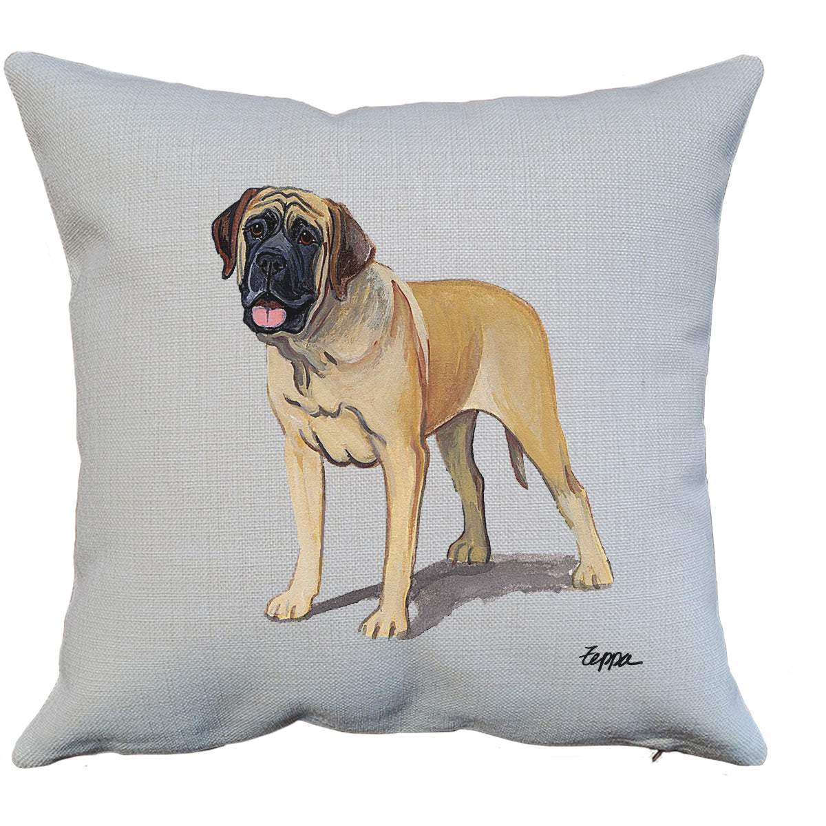 Mastiff Throw Pillow