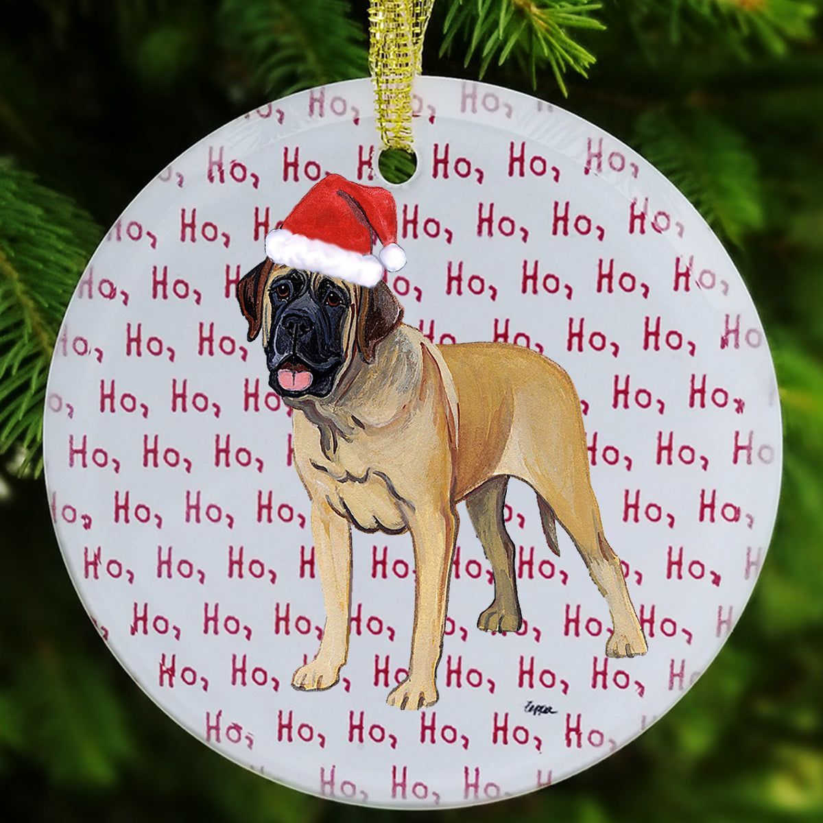 Mastiff Christmas Ornaments