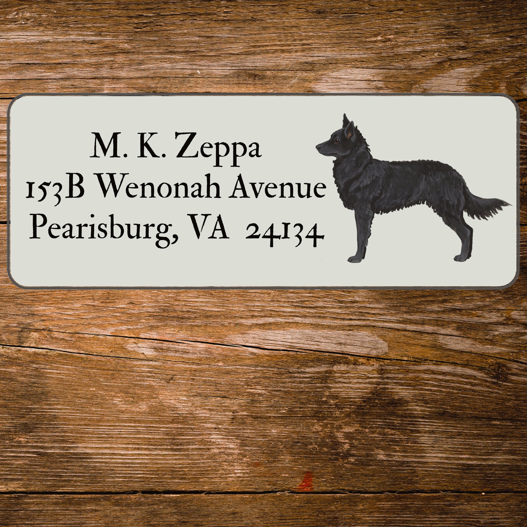Mudi Return Address Label