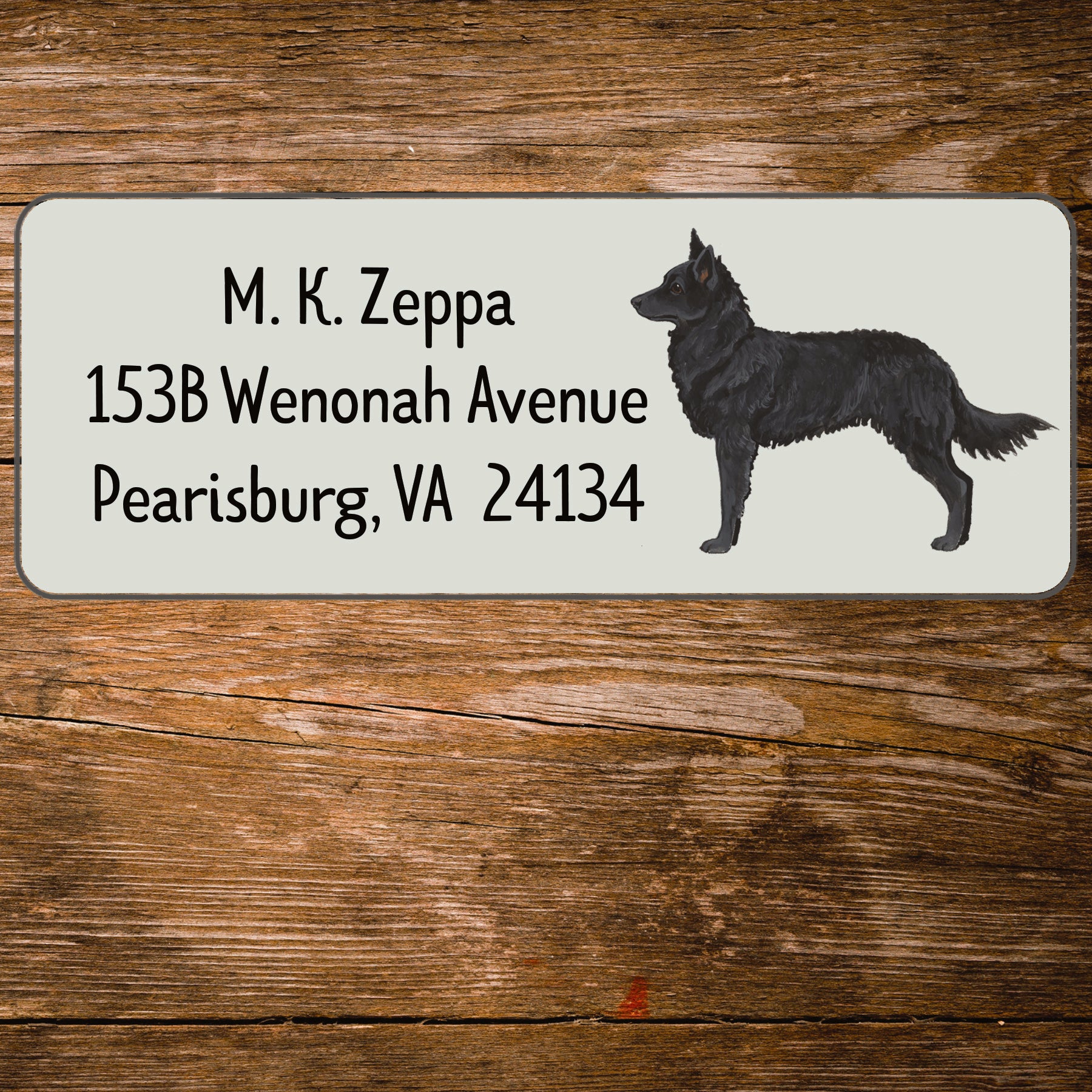 Mudi Return Address Label