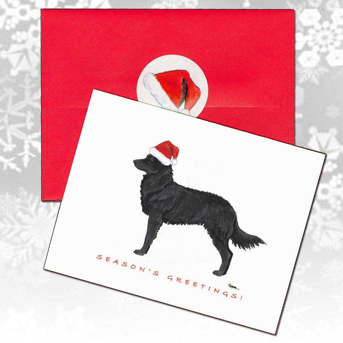 Mudi Christmas Card