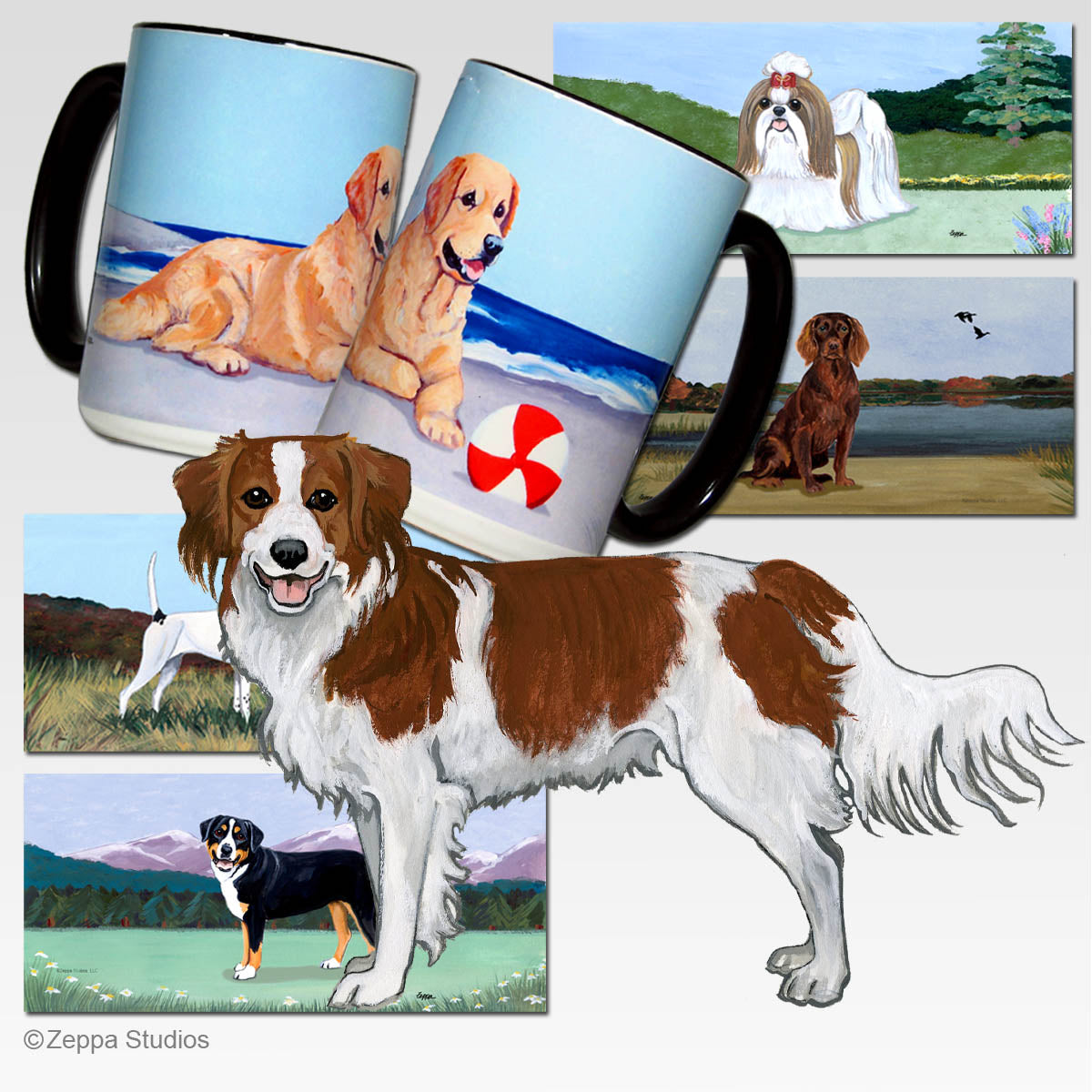 Nederlandse Kooikerhondje Scenic Mug