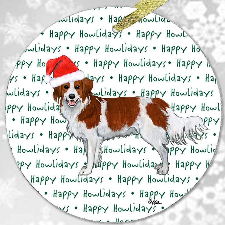 Nederlandse Kooikerhondje  Christmas Ornament