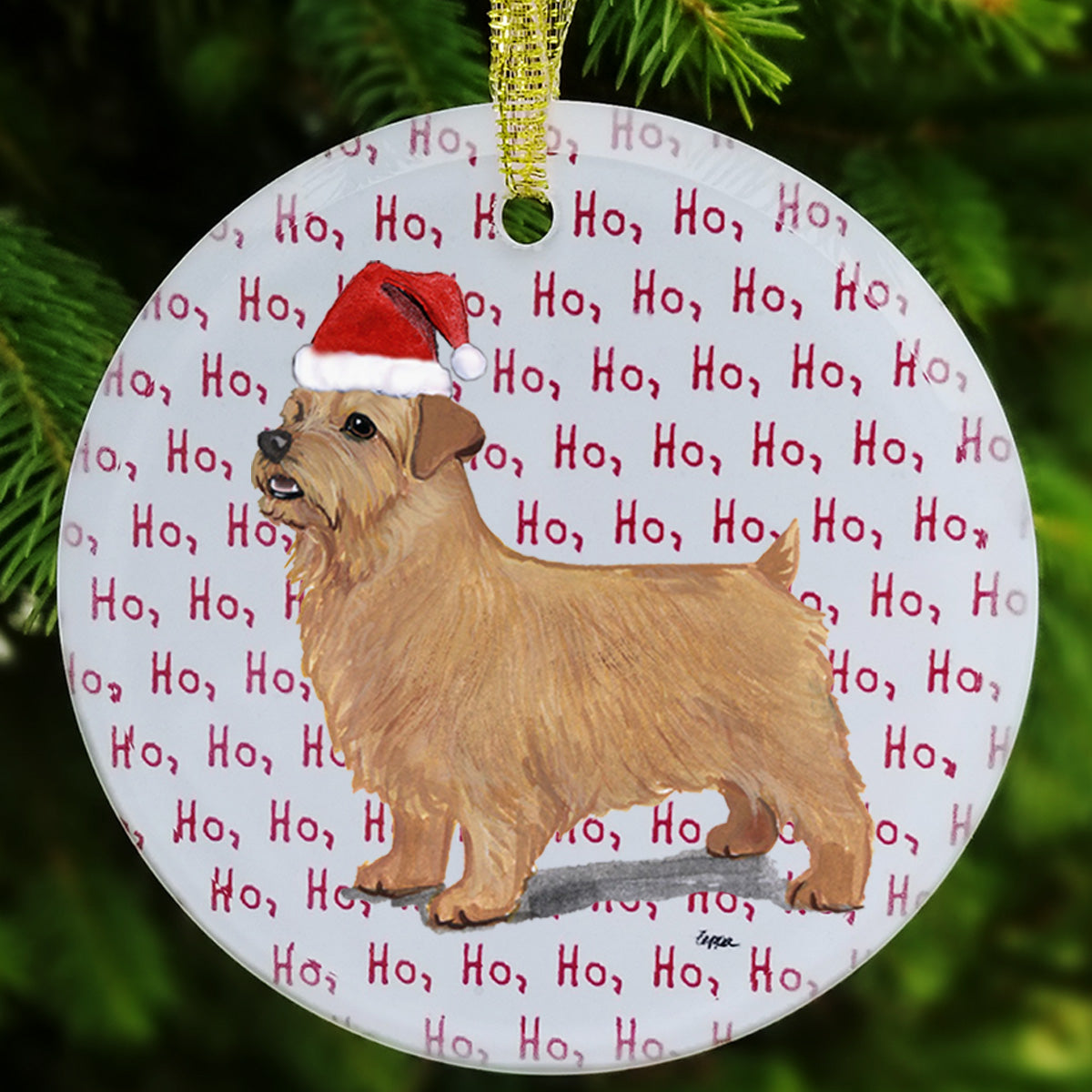 Norfolk Terrier Christmas Ornaments