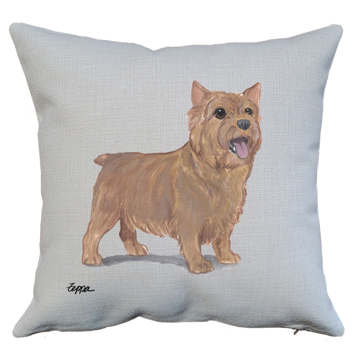 Norwich Terrier Throw Pillow